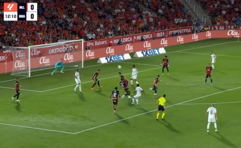 El gol de Rodrygo para el 1 a 0 del Real Madrid